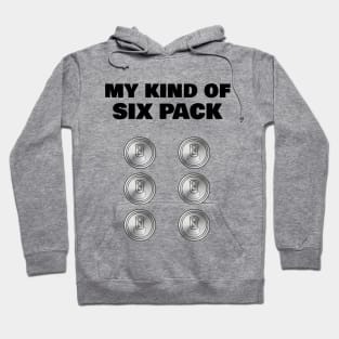 Beer Drinker 'My Kind of Six Pack' Hoodie